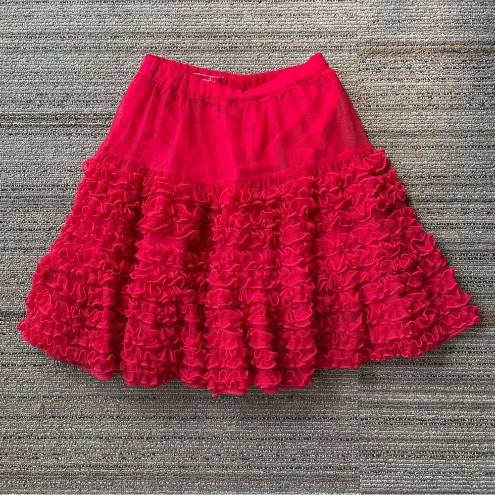 ONEKID Knit Skirt - Red - size 6x